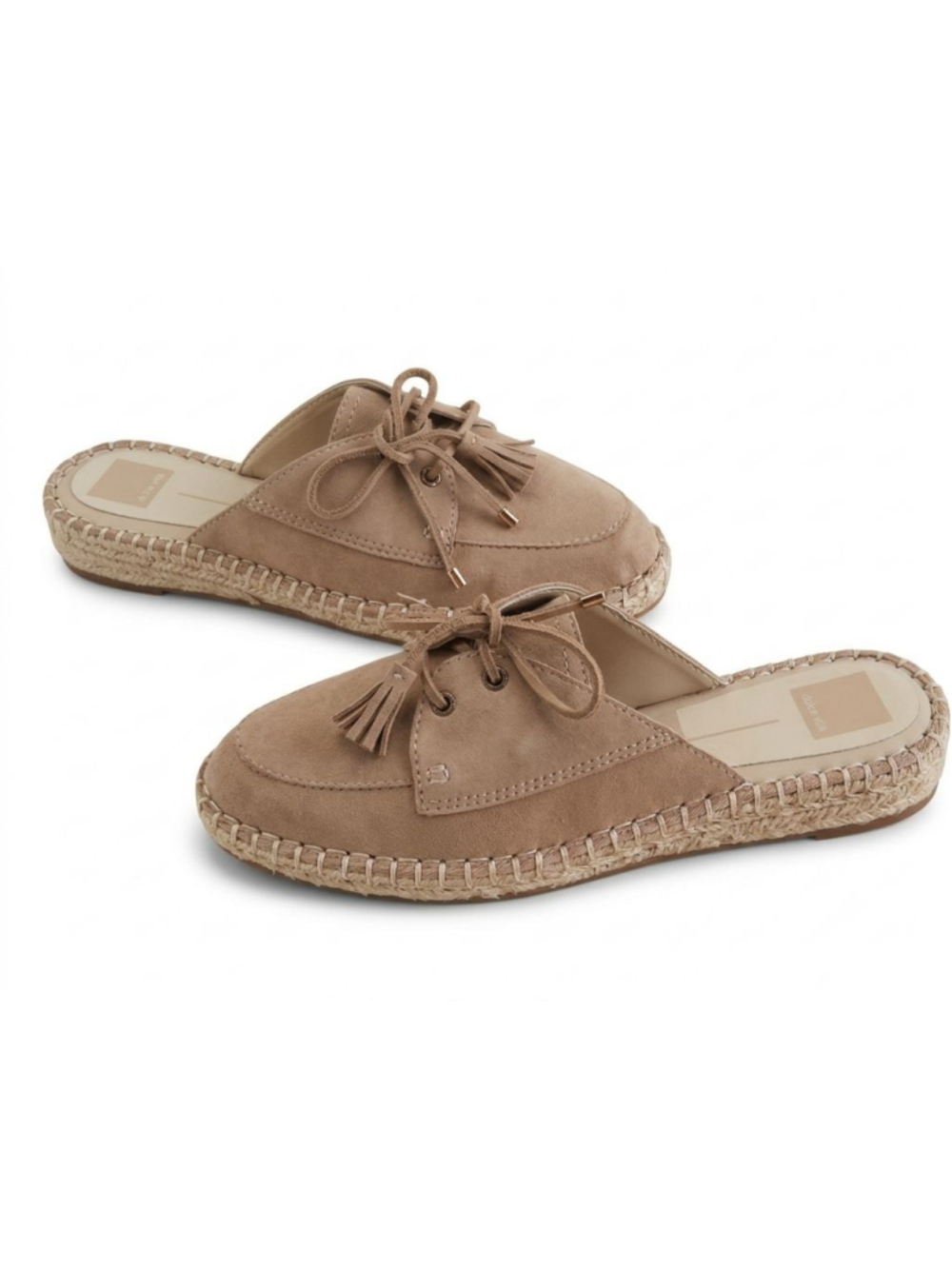 Dolce Vita Women's Hatie Mule Boat Shoes Bamboo /Suede Size 10 EUC
